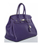 Birkin 35 Togo Leather in Iris, £4,900, Handbags, Angled front view